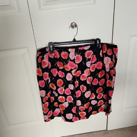 Talbots Pink and Black Pencil Skirt Knee-Length - Picture 4 of 6